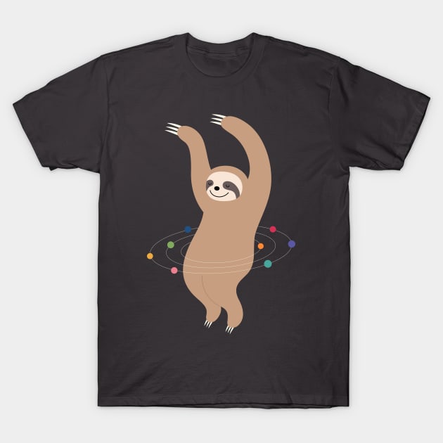 Sloth Galaxy T-Shirt by AndyWestface